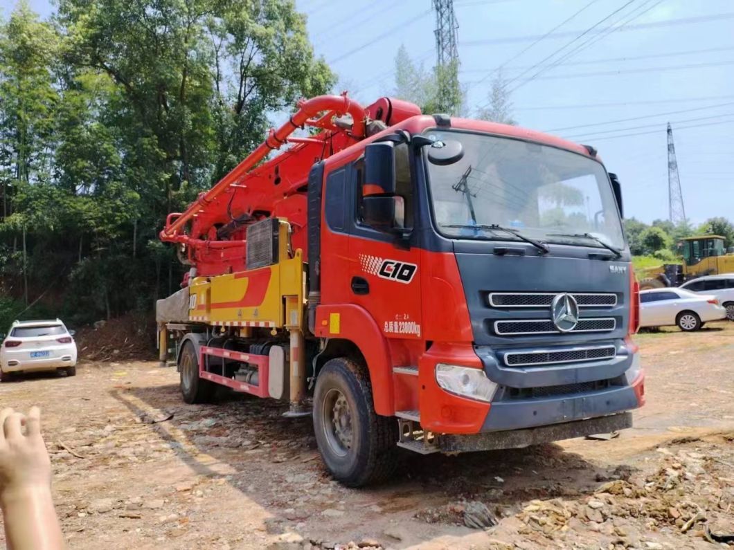 2020 SA Ny 39m Truck Mounted Pump Concrete Boom Pump Concrete Pump Truck Heavy Equipment