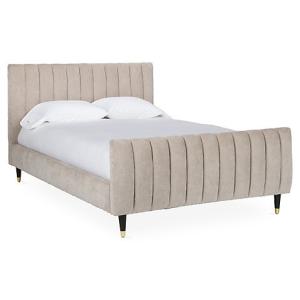 China Upholstered Bed, Queen french style queen bed leather upholstered bed home furniture factory