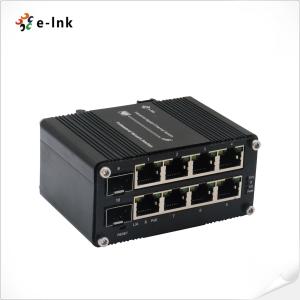 China Micro Managed 8-RJ45 + 2-SFP PoE Ethernet Switch factory