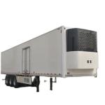 Aotong 30-40 Ton Fresh Fruit Vegetable Refrigerator Van Semi Trailer for and