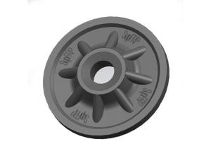 China GFRP Plate D140mm H24mm For Fiberglass Bolts Installation In Mining factory