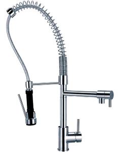 China Brass Deck Mounted Kitchen Water Faucet with 360 Degree Rotated Spout HN-4C16 factory