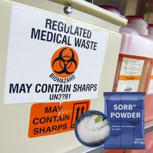 Bacteriostatic Liquid Waste Solidification Odor Control Urine Absorbent Polymer