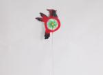Colorful Metal Animal Outdoor Garden Decoration With Windmill Butterfly Bee