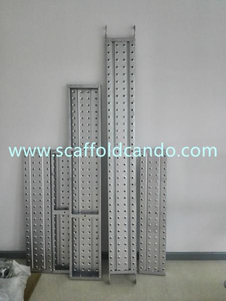 Good loading capacity 500*1829mm, 43.5mm hook planks catwalk as working platform