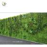 Buy cheap UVG green leaf artificial grass wall with high imitation plants for outdoor from wholesalers