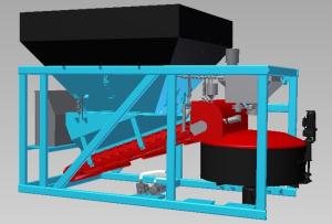 China Small Scale Portable Concrete Batch Plant Mini Batching Machine Customized factory