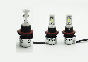 China 6000K White LED Headlight Bulbs High Low Beam 12000LM 72W CE RoHS Certification factory