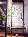 Hanging Bell Plant Artificial Tree Branches Art Indoor Decoration