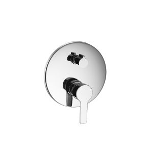 China Rust Resistance Single Lever Wall Mixer Surface Mount Shower Faucet on sale