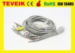 Kenz 10 lead EKG Cable, 103/106 ecg patient cable and leadwires Round 16pin