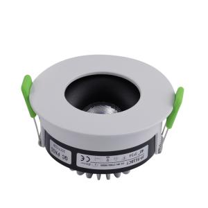 China Recessed IP54 Warm Dimming LED Downlight 12W COB Flicker Free factory