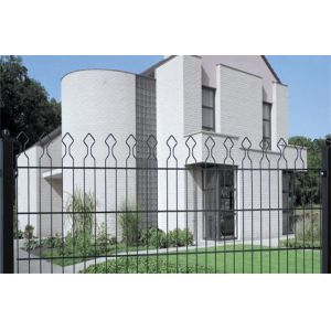 H1.5m Bending Top Welding Mesh Fence For Park