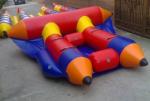 4 Riders Hot Air Welded Colorful Inflatable Flying Fish Towable Tube for Adults