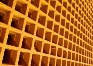 China Reinforced Plastic Fiberglass Grating Panels , Fiberglass Grid Flooring factory