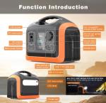 Camping Portable Generator Power Station 600W Lifepo4 Battery Solar Generator