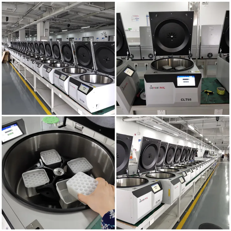 CLT55 Tabletop Microplate Centrifuge For 4x2x96 Holes PCR For Lab