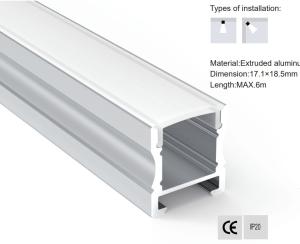 China Aluminum Profile New for Strong and Lightweight Solutions 17x18.5mm (0.67&quot;x0.73&quot;) factory