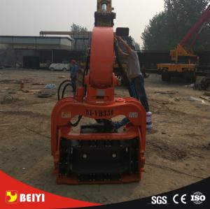 China Popular Piling Machines Vh350 Excavator Mounted Hydraulic Vibratory Pile Driving Hammer for Excavtor 45-50tons factory