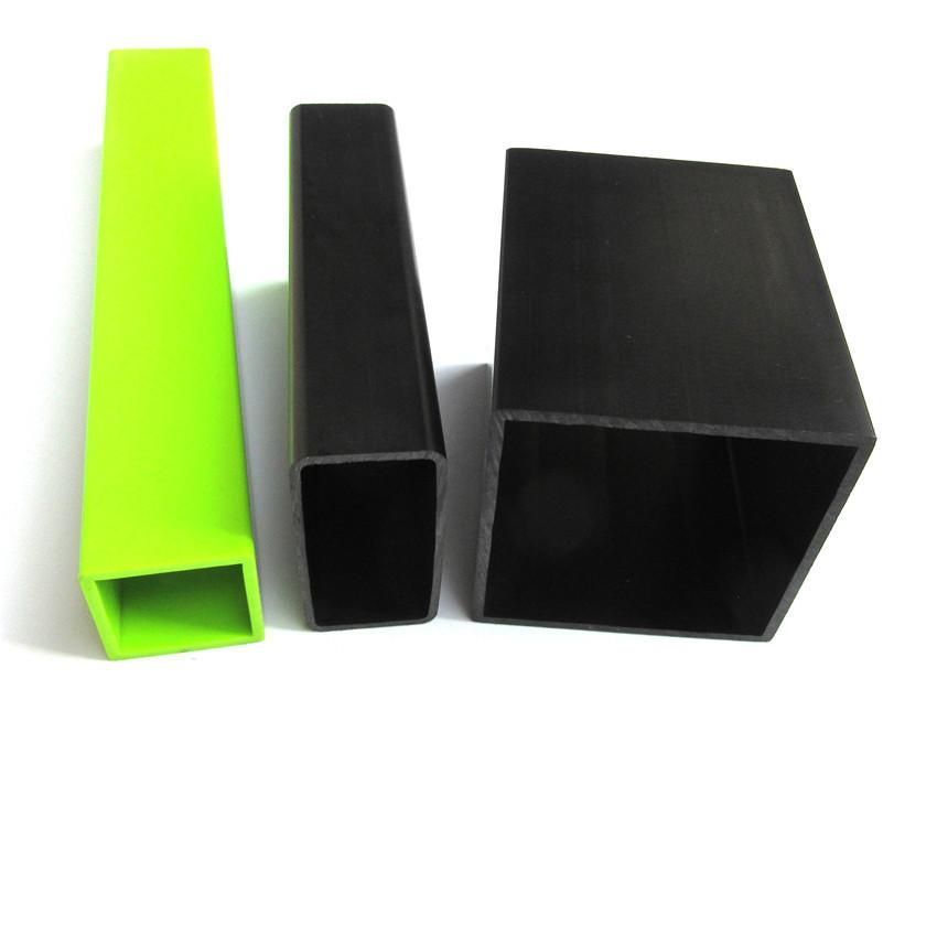 Rigid PVC Customized Size Square Tube Hollow Channel