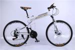 Hot sale OEM 24 spoke wheel 24 speed 40mm rim white alloy hummer folding