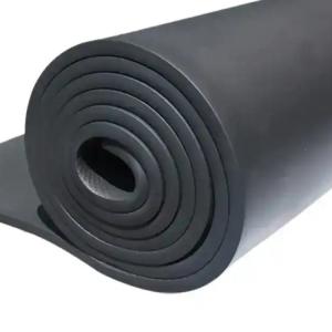 China 1~20mm Thickness Silicone/CR/EVA/EPDM/SBR/FKM Natural Rubber Foam Sheet Roll For Horse Stall factory
