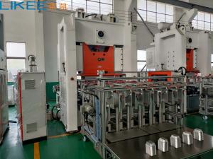 China 130 Ton Press Capacity Automatic Aluminum Foil Pot Making Machine with Siemens Motor factory