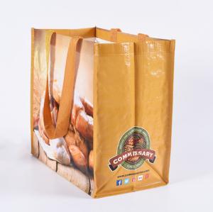 China Promotion eco friendly foldable large capacity shopping laminated pp woven bag factory