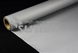 China High Temp Silicone Coated Fiberglass Cloth Fire Curtain Fabric Cloth Fire Proof factory