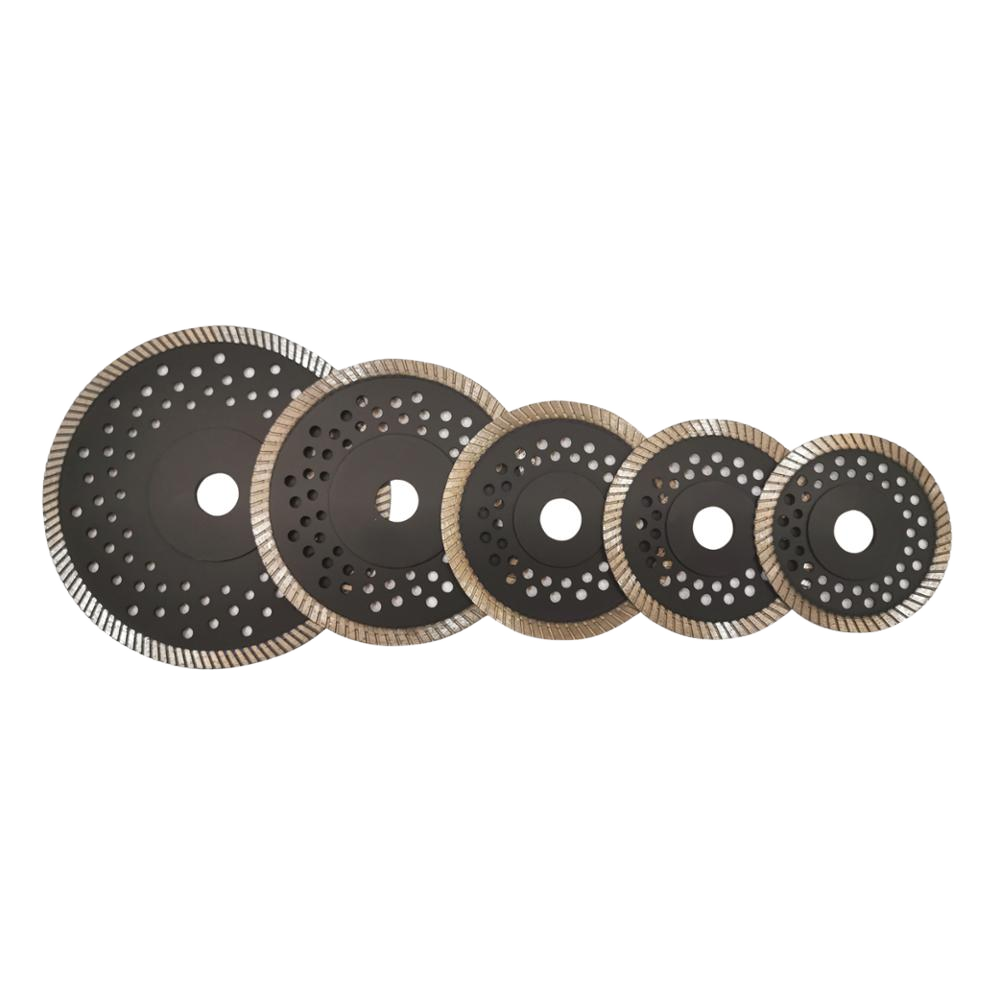 Hot Press Slotted Cutting Disc Double-sided Sawtooth Tile Special sharp Brick Cutting Angle Grinder Blade