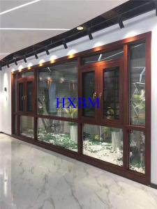 China 12A Glass ISO9001 6063 -T5 Powder Coated Aluminium Windows factory