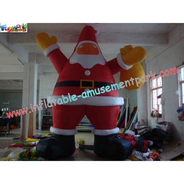 China Cool Snowman Inflatable Christmas Decorations 2 to 8 Meter high, 420D PVC coated nylon factory