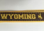Yellow ECO Friendly Safety Neck Lanyards , Badge Holder Lanyard With Clip