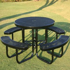 China OHSAS18001 Certified Commercial Patio Picnic Table Set factory