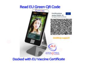China USB2.0 Qr Code Face Thermal Scanner For Italian German Spanish French on sale