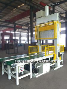 China Single Cylinder Rubber Cutting Machine , 160T Hydraulic Cutter Machine factory