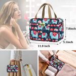 Leak Proof Floral And Elephant Cosmetic Toiletry Bag For Girls