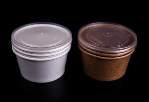 China Custom LOGO printing disposable paper cup ice cream paper cup factory