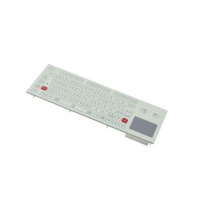 China IP65 Industrial Flat Membrane Ruggedized Keyboard With Touchpad factory