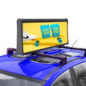 China 990*395*110mm 4500 nits Car Top Digital Billboards Advertising Sign factory