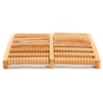 8 Rows Wooden Shiatsu Foot Massager Durable For Release Stress / Soothe Stiff