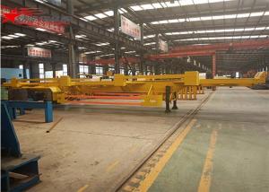 China 45- Foot Container Terminal Dedicated 2 Axles Semi - Trailer In Yellow factory