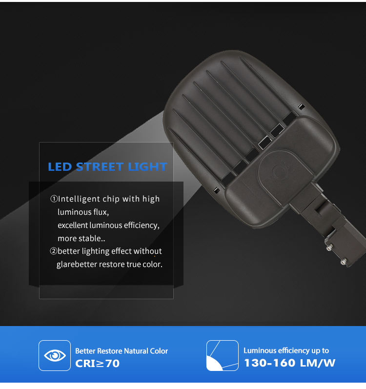 High Power 150W 300W LED Street Light for Road Project in Power Factor 0.95 2700-6500K