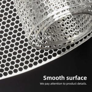 China Powder Coated Aluminum Perforated Stainless Steel Honeycomb Mesh Roll factory