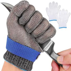 China Silver Butcher Stainless Steel Metal Mesh Gloves EN420 EN388 factory
