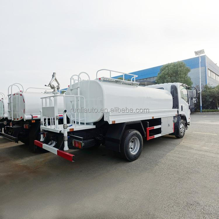 Factory ISUZU 5000 Litres Small Mini Light Water Bowser Sprinkle Truck Watering Cart Water Tank Truck Water Truck