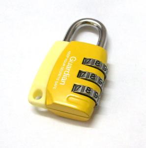 China 3 Digital Colorful Luggage Combination Padlock factory