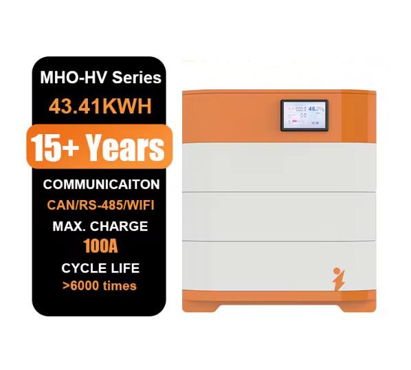 Wall Mounted Smart Energy Storage System For House 6kw 51.2v 106AH Energy