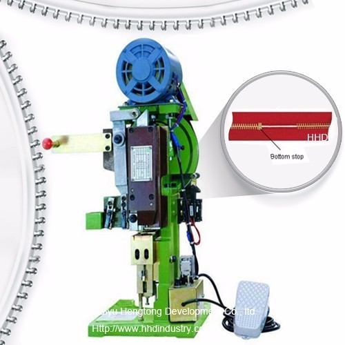 Semi-automatic Metal Zipper Bottom Stop Machine with Precise Positioning and