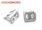 Silver Color Furniture Spring Clips High Strength Metal Zinc Plating Materials